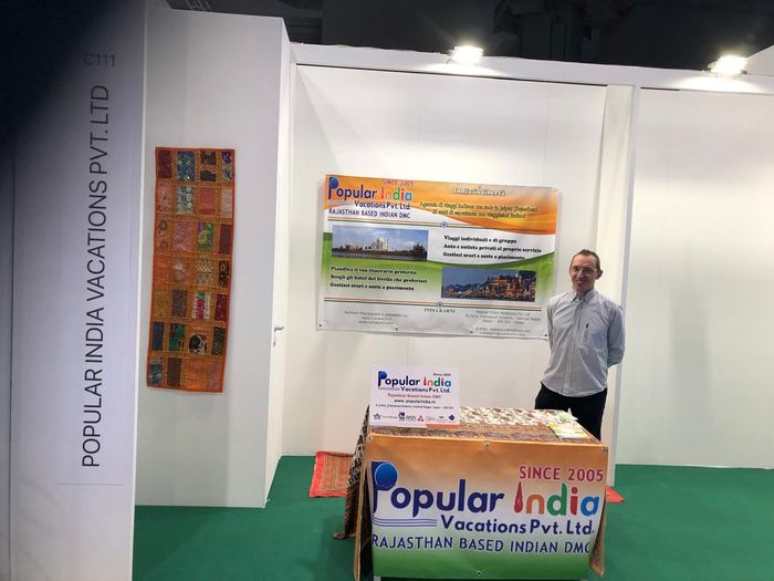India Karni auf einer internationalen Tourismusmesse