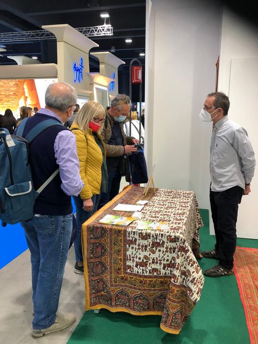 India Karni auf einer internationalen Tourismusmesse