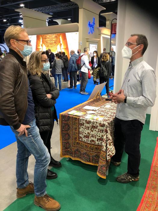 India Karni auf einer internationalen Tourismusmesse