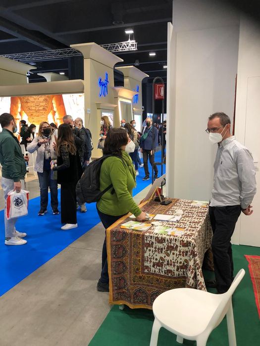 India Karni auf einer internationalen Tourismusmesse