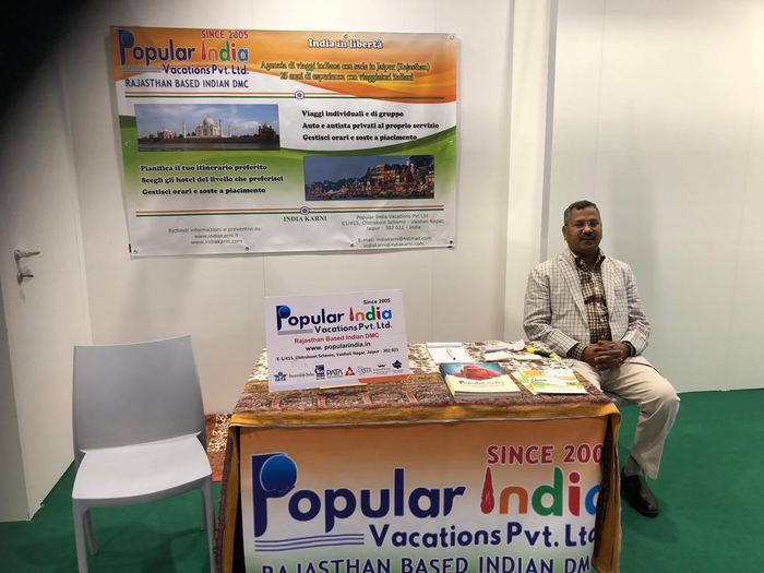 India Karni auf einer internationalen Tourismusmesse