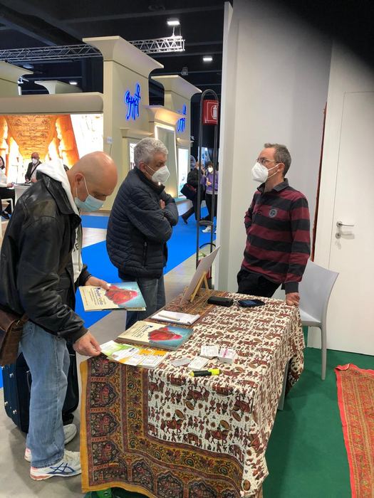 India Karni auf einer internationalen Tourismusmesse