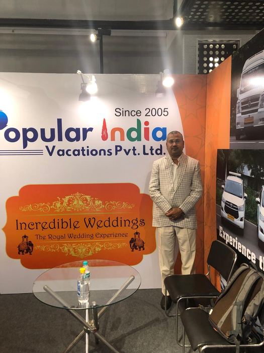 India Karni auf einer internationalen Tourismusmesse