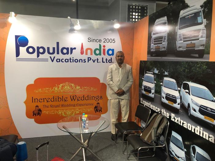 India Karni auf einer internationalen Tourismusmesse