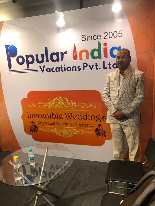 India Karni auf einer internationalen Tourismusmesse