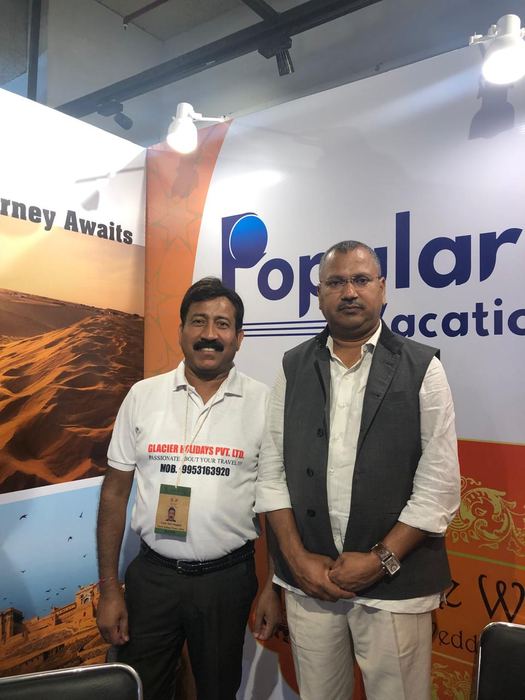 India Karni auf einer internationalen Tourismusmesse