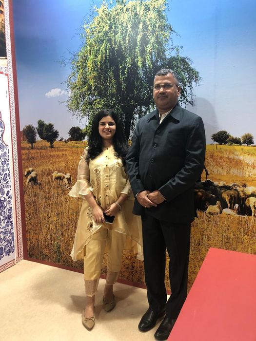 India Karni auf einer internationalen Tourismusmesse