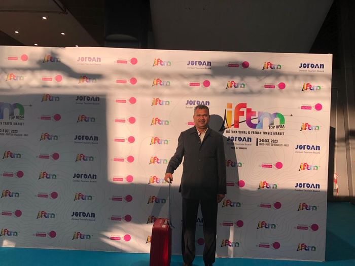 India Karni auf einer internationalen Tourismusmesse