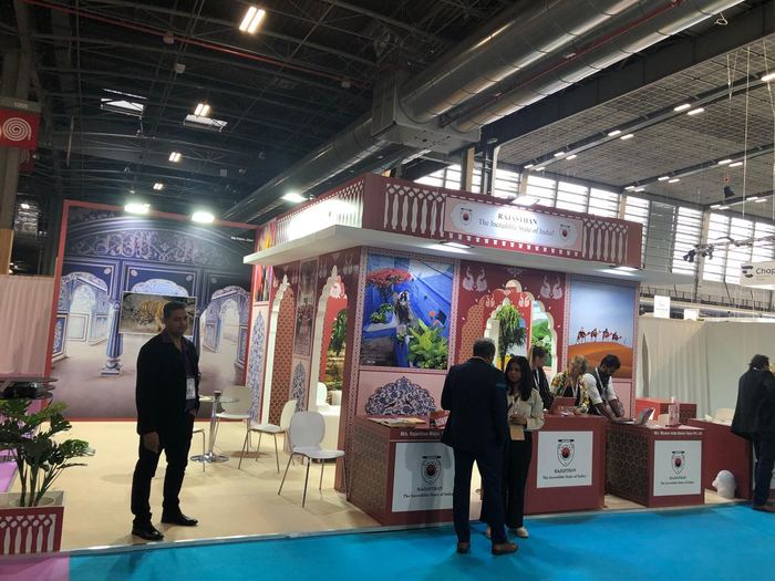 India Karni auf einer internationalen Tourismusmesse