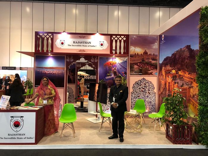 India Karni auf einer internationalen Tourismusmesse