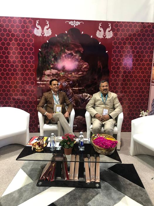 India Karni auf einer internationalen Tourismusmesse