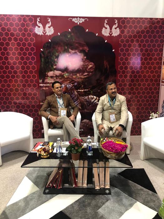 India Karni auf einer internationalen Tourismusmesse