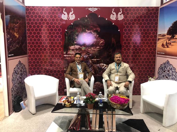 India Karni auf einer internationalen Tourismusmesse