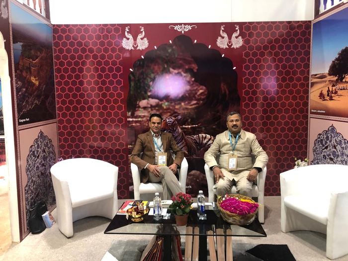 India Karni auf einer internationalen Tourismusmesse