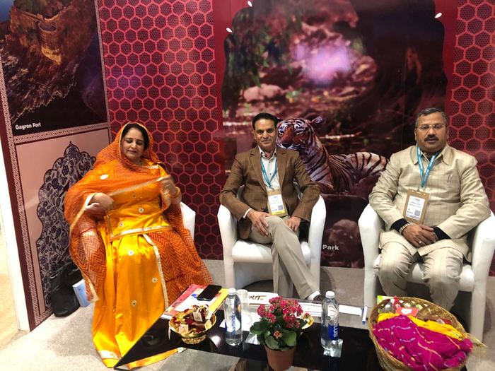 India Karni auf einer internationalen Tourismusmesse