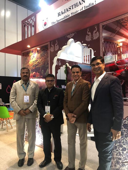 India Karni auf einer internationalen Tourismusmesse
