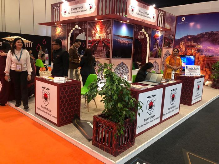 India Karni auf einer internationalen Tourismusmesse