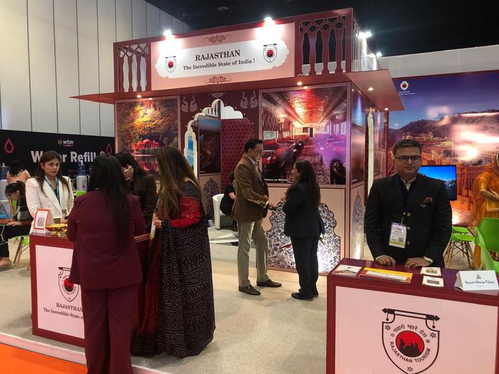 India Karni auf einer internationalen Tourismusmesse