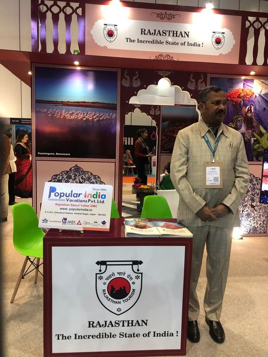 India Karni auf einer internationalen Tourismusmesse