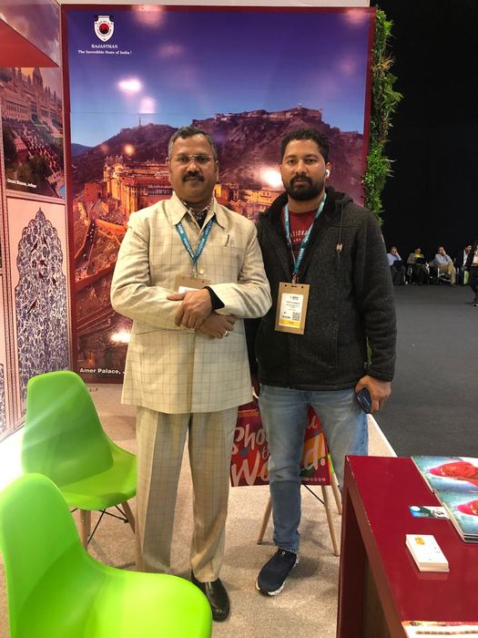 India Karni auf einer internationalen Tourismusmesse