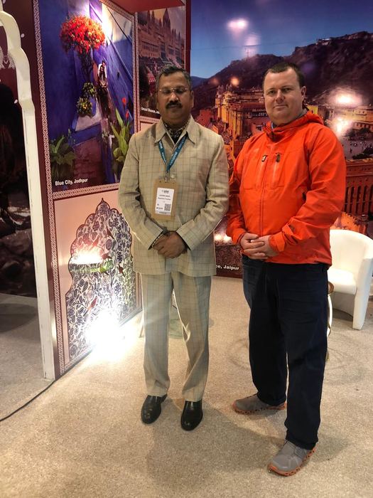 India Karni auf einer internationalen Tourismusmesse