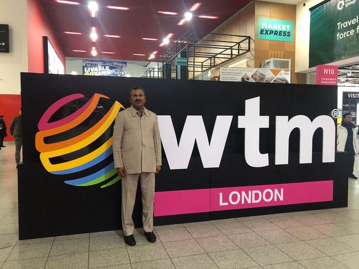 India Karni auf einer internationalen Tourismusmesse