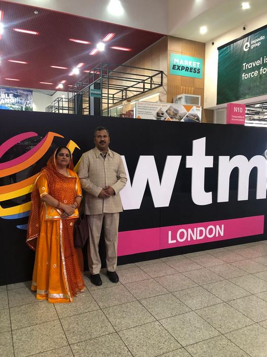 India Karni auf einer internationalen Tourismusmesse