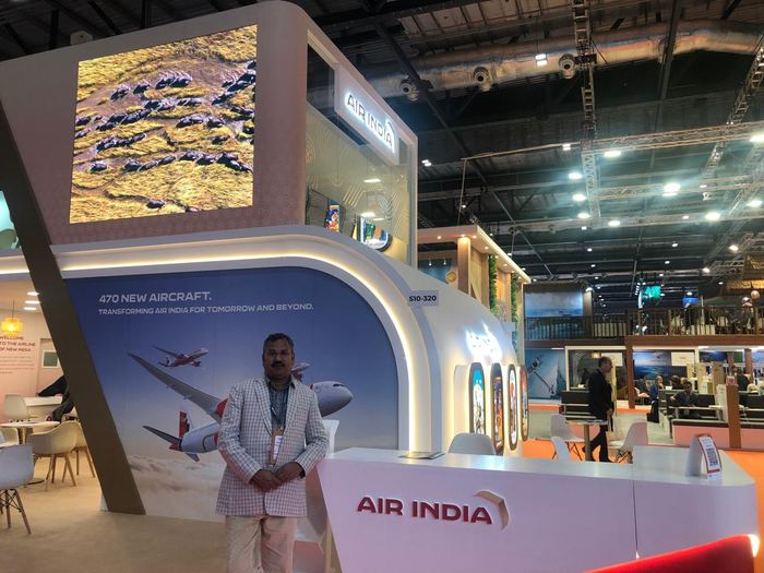 India Karni auf einer internationalen Tourismusmesse