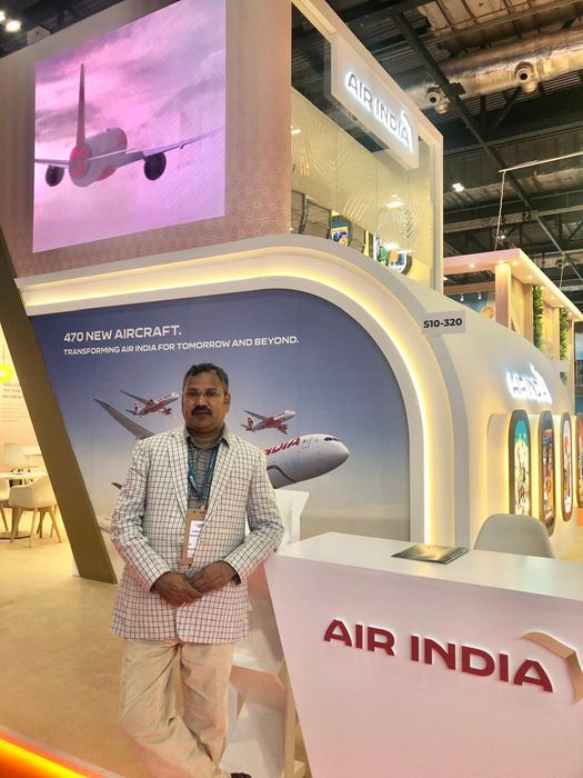 India Karni auf einer internationalen Tourismusmesse