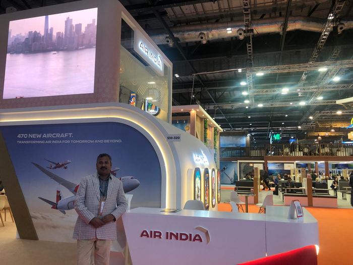 India Karni auf einer internationalen Tourismusmesse