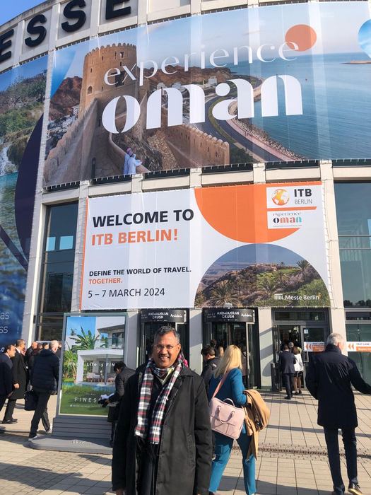 India Karni auf einer internationalen Tourismusmesse