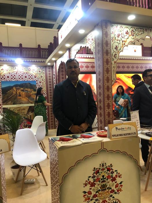 India Karni auf einer internationalen Tourismusmesse