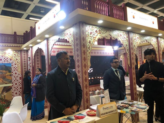 India Karni auf einer internationalen Tourismusmesse