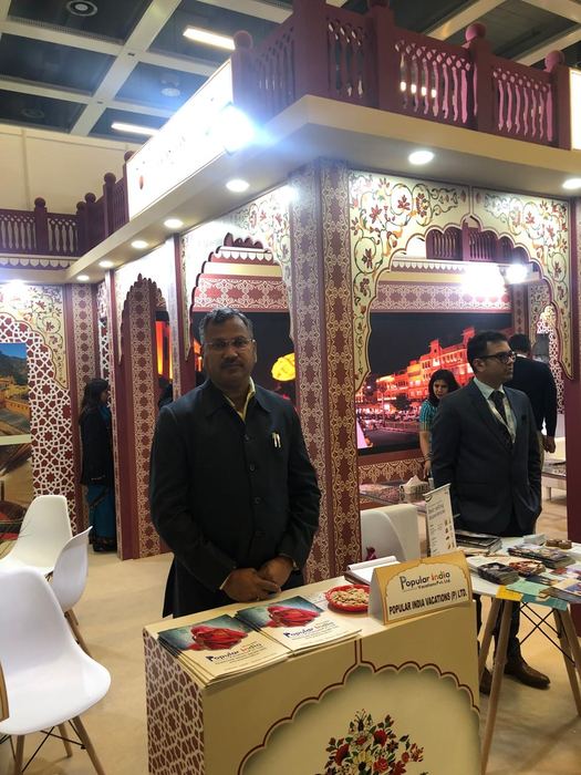 India Karni auf einer internationalen Tourismusmesse